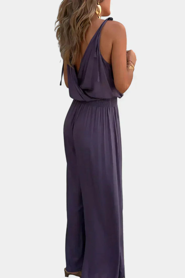 Donatila Combinaison Dos Nu à Détails Dorés