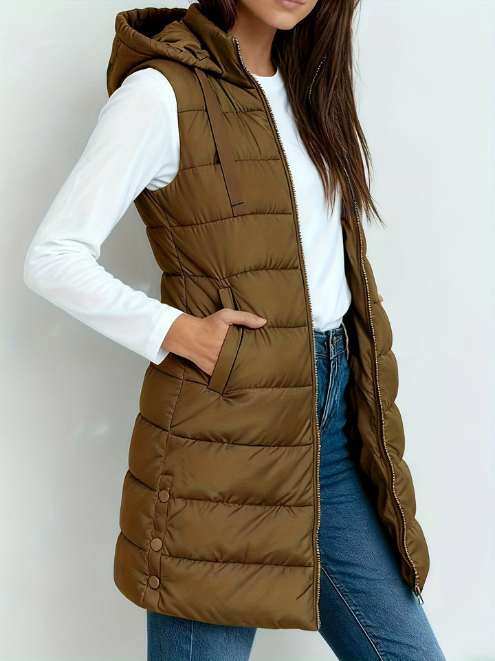 Célestine | Gilet d’hiver matelassé