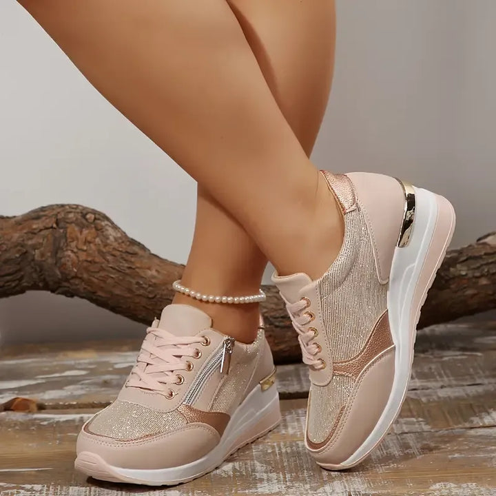 Olivia™ | Nouvelles baskets ergonomiques à lacets et fermeture éclair latérale pour femmes