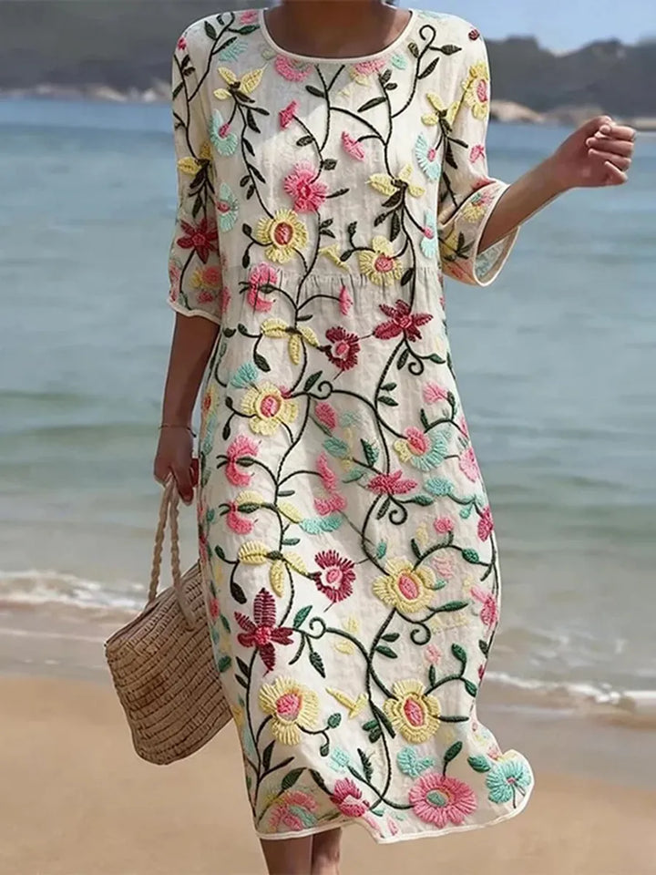 Raquel | Robe Vintage Brodée