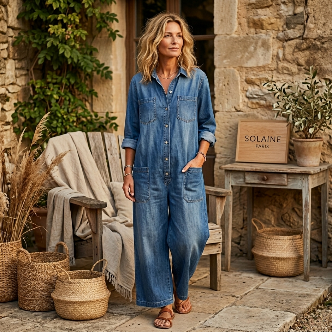 Orlysa™ - Combinaison en Coton Décontractée pour Femme
