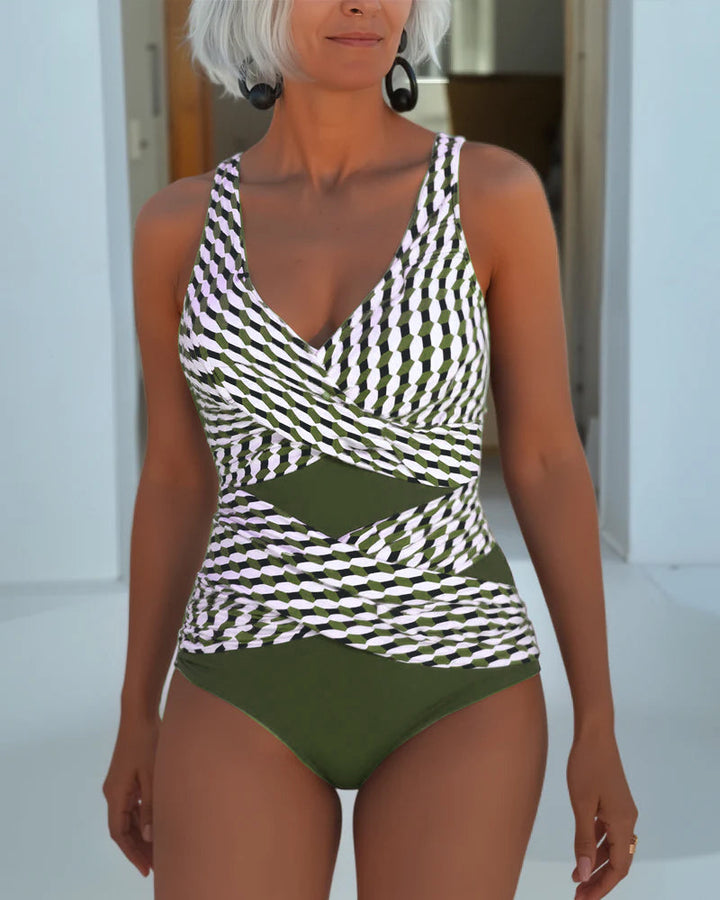 Rosalia | Maillot de Bain Élégant Croisé