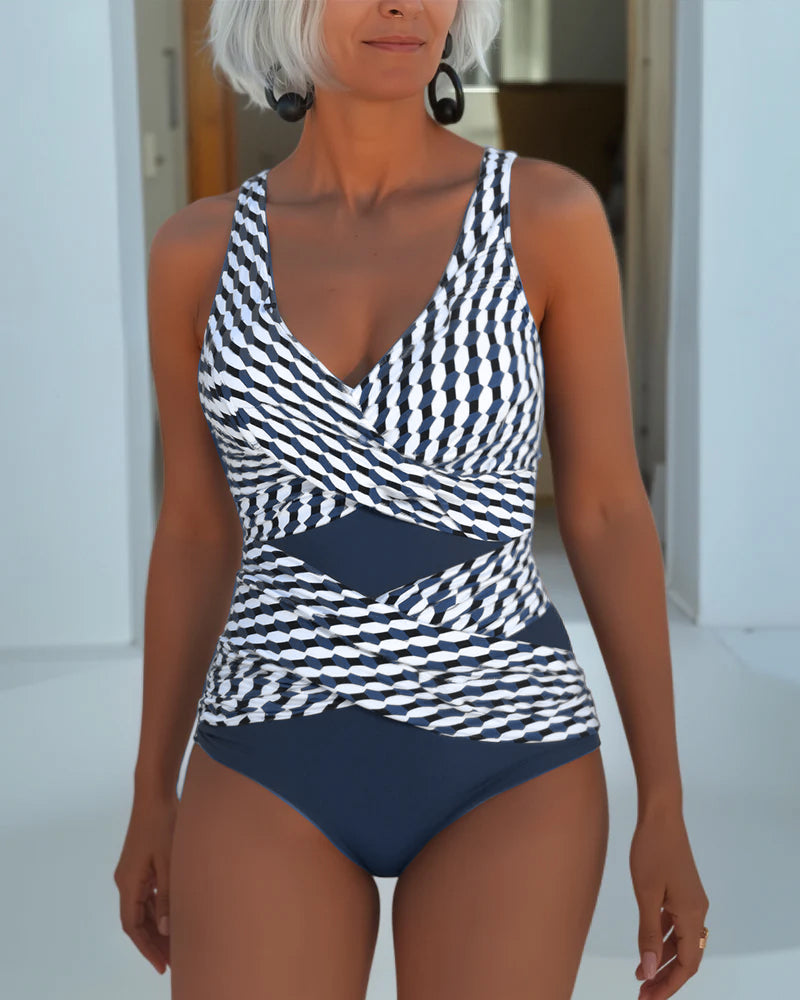 Rosalia | Maillot de Bain Élégant Croisé