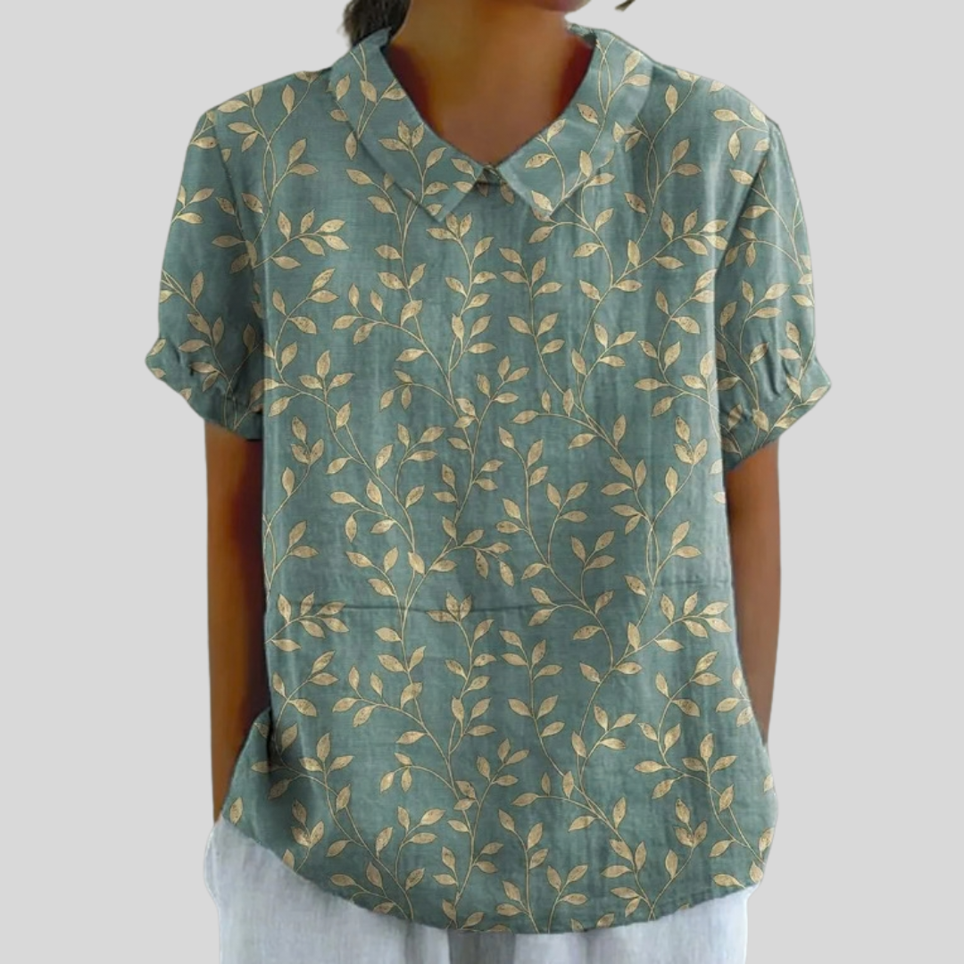 Élise | Top Floral Élégant et Confortable