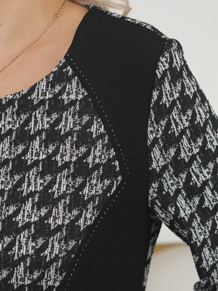 Lysa™ | Robe Midi Stylée à Motifs