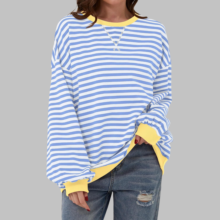 LUKA | T-shirt manches longues à rayures tendance