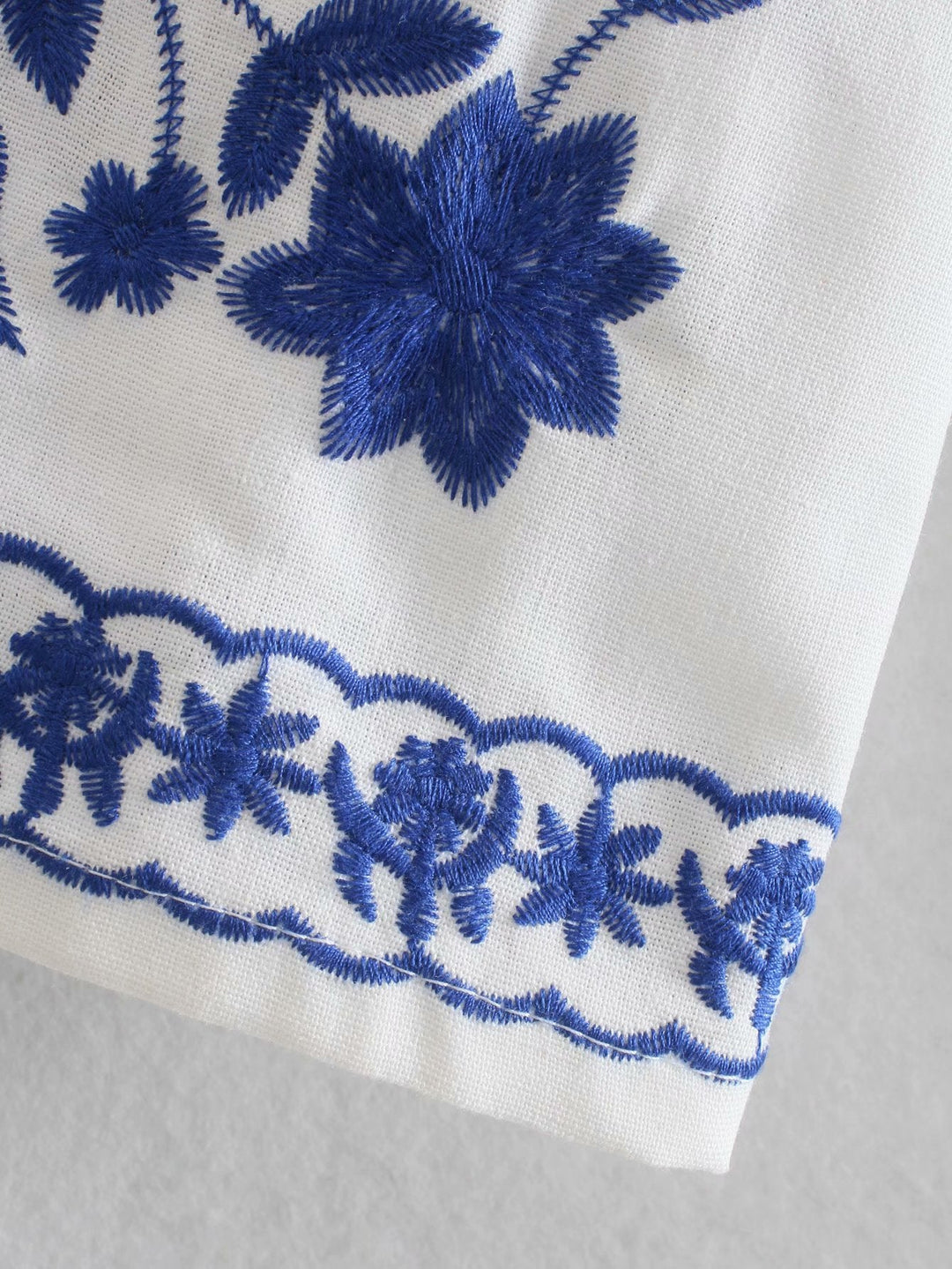 Hélène | Blouse brodée à l'esprit bohème