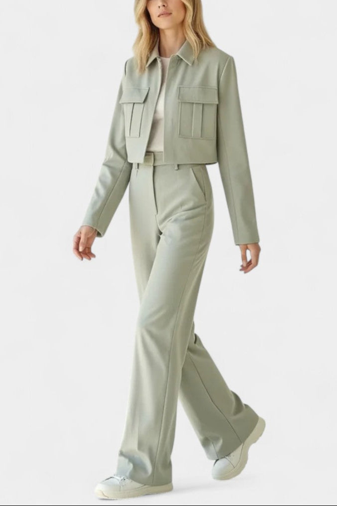 Inga Ensemble Minimaliste à Touche Luxe Décontracté