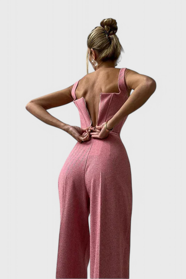 Evena Ensemble Tailleur 3 Pièces avec Corset Structuré