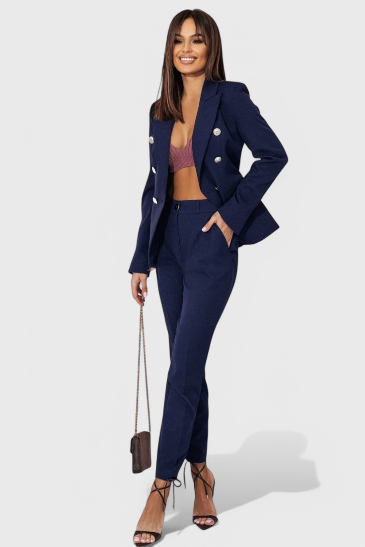 Rosalind Ensemble Blazer Cintré et Pantalon Slim