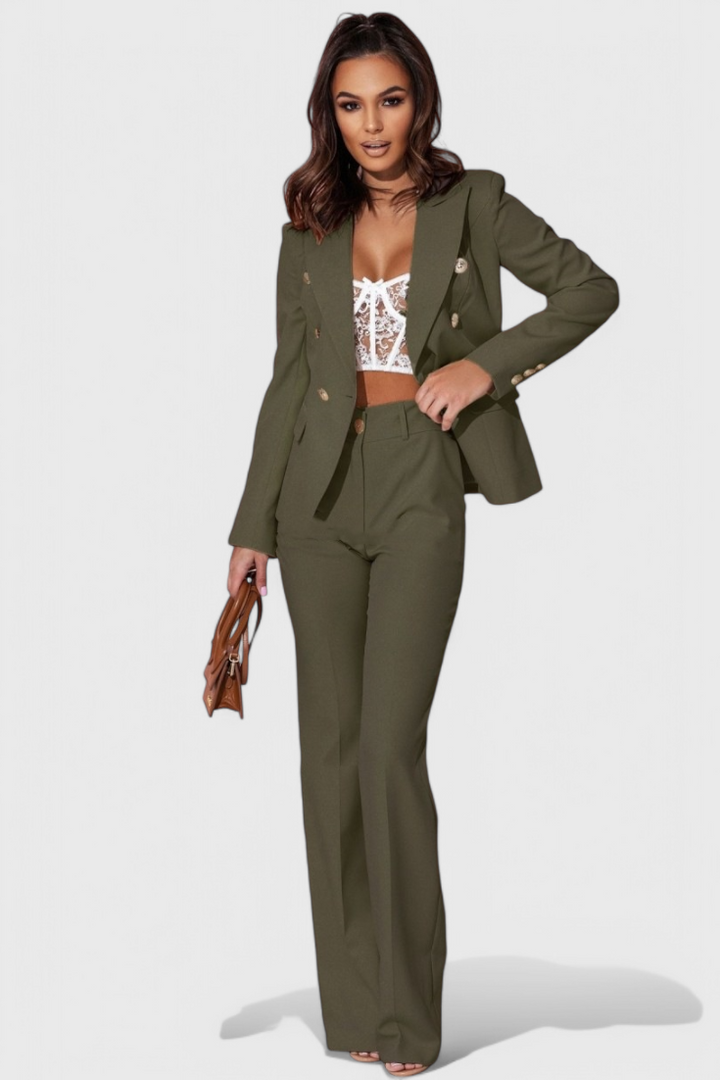Rosalind Ensemble Blazer Cintré et Pantalon Slim