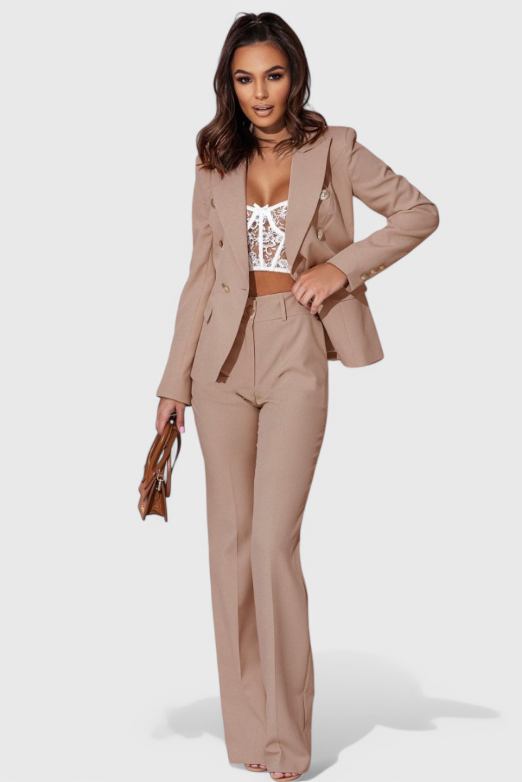 Rosalind Ensemble Blazer Cintré et Pantalon Slim