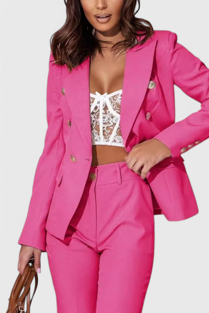 Rosalind Ensemble Blazer Cintré et Pantalon Slim