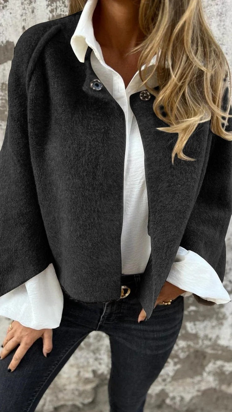 Camille | Blazer ouvert élégant avec détail de boutons