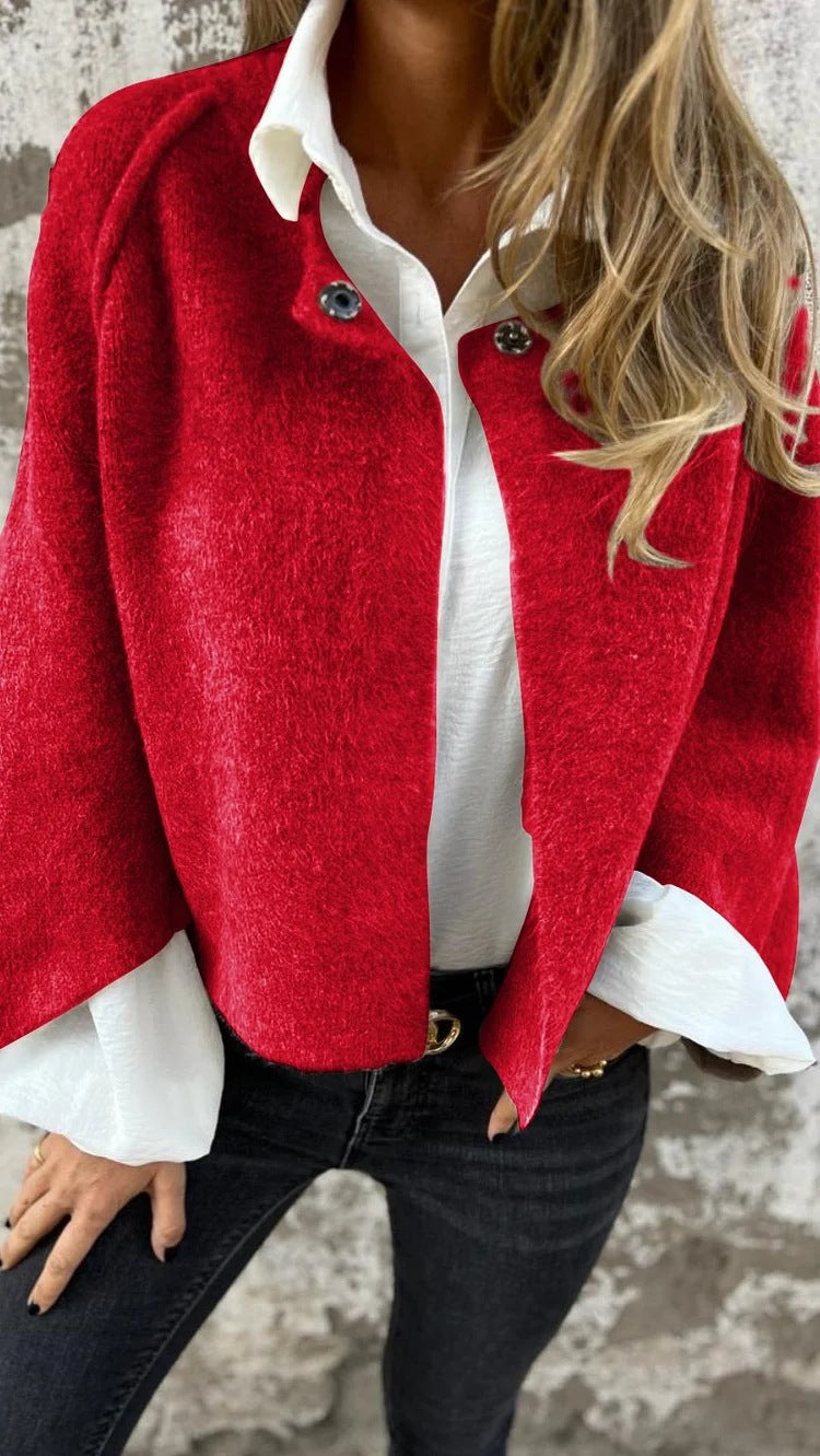 Camille | Blazer ouvert élégant avec détail de boutons