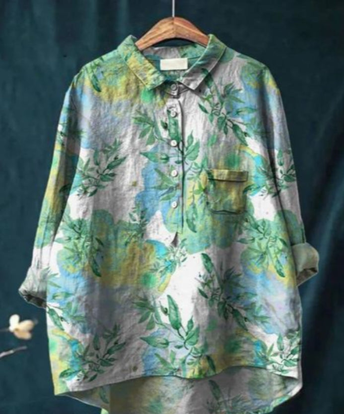 Claire™ | Blouse chic à fleurs