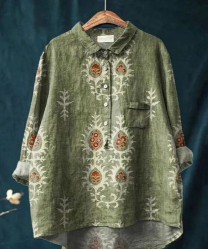Claire™ | Blouse chic à fleurs