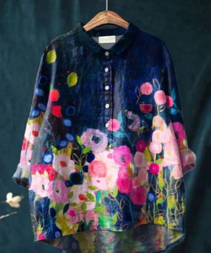 Claire™ | Blouse chic à fleurs