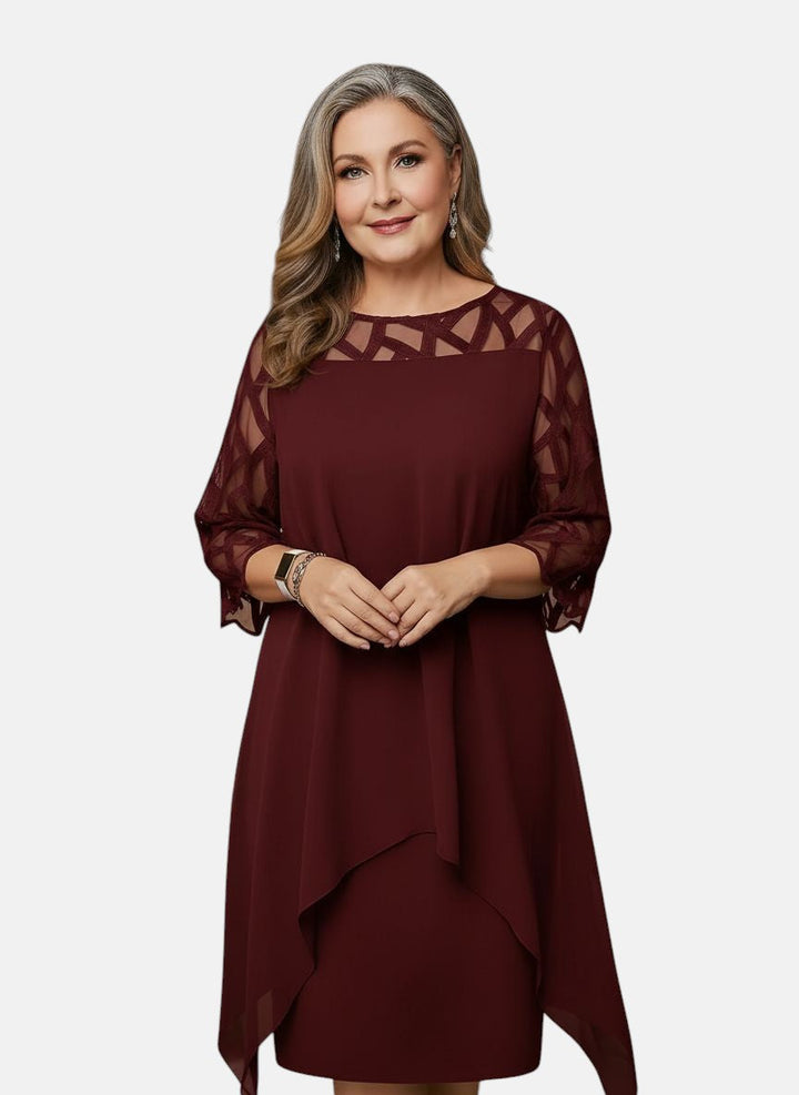 Elara™ | Robe Midi Élégante Et Confortable