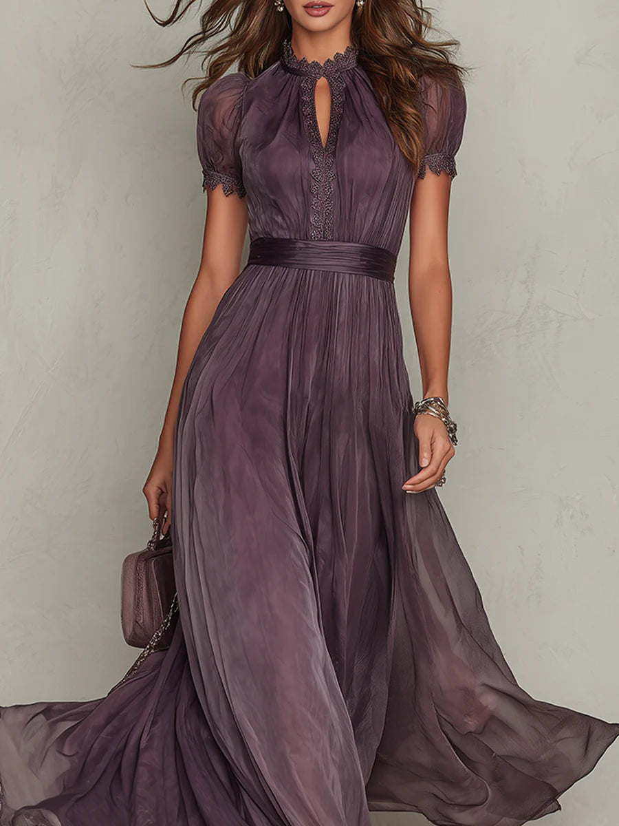 Ashley | Robe Longue Vintage Élégante