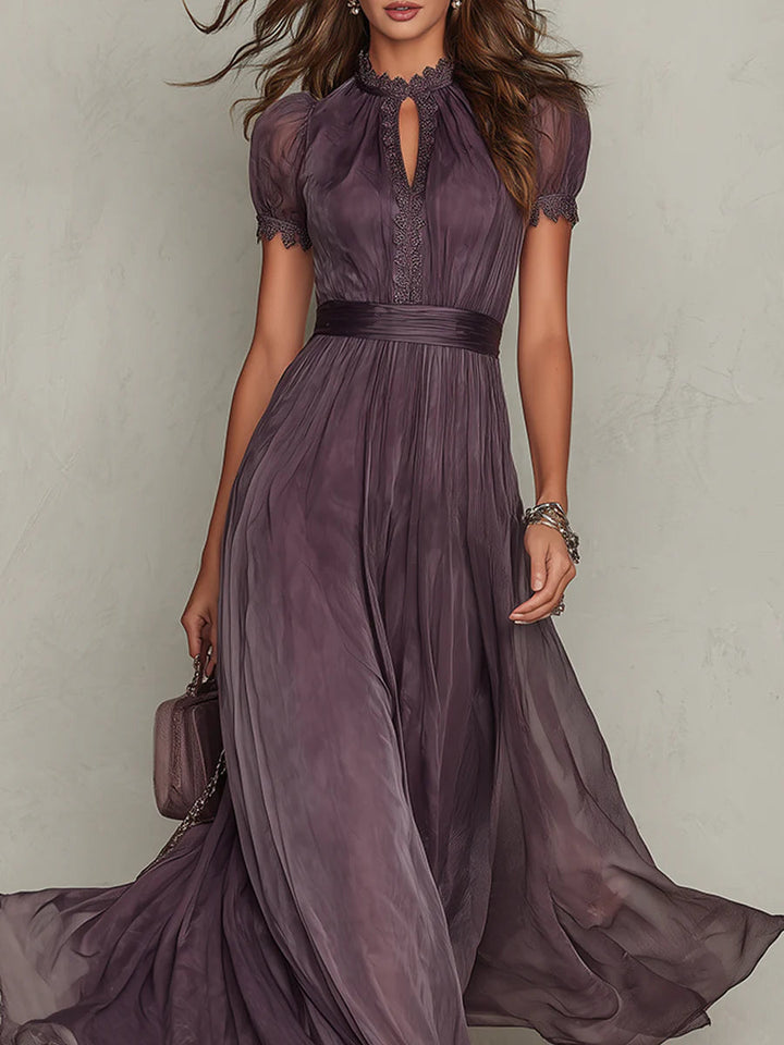 Ashley | Robe Longue Vintage Élégante