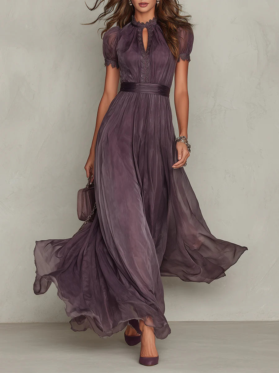 Ashley | Robe Longue Vintage Élégante