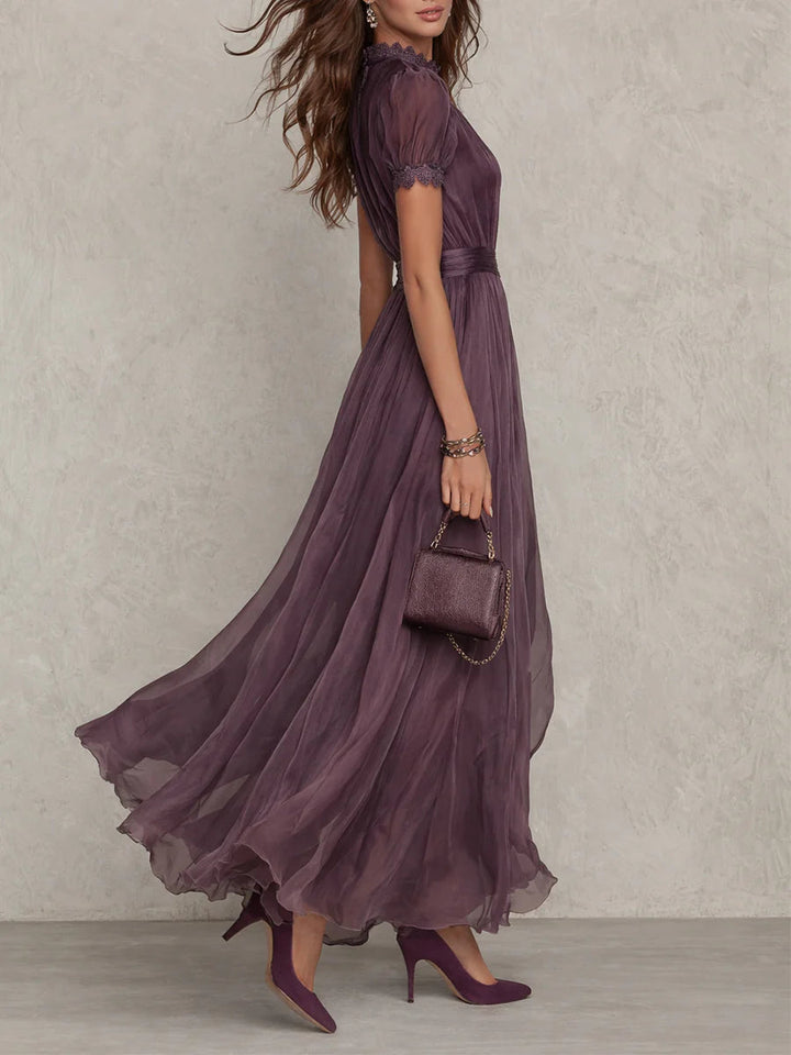 Ashley | Robe Longue Vintage Élégante