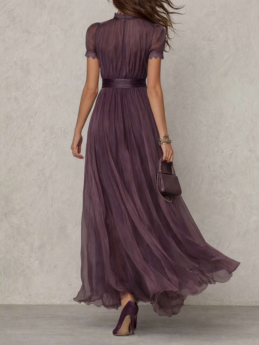 Ashley | Robe Longue Vintage Élégante