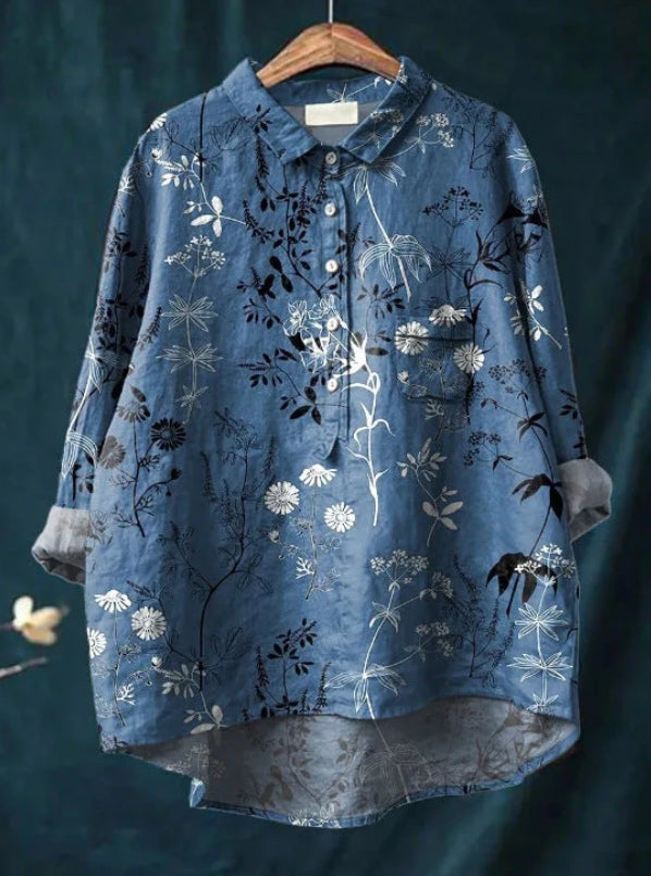 Claire™ | Blouse chic à fleurs