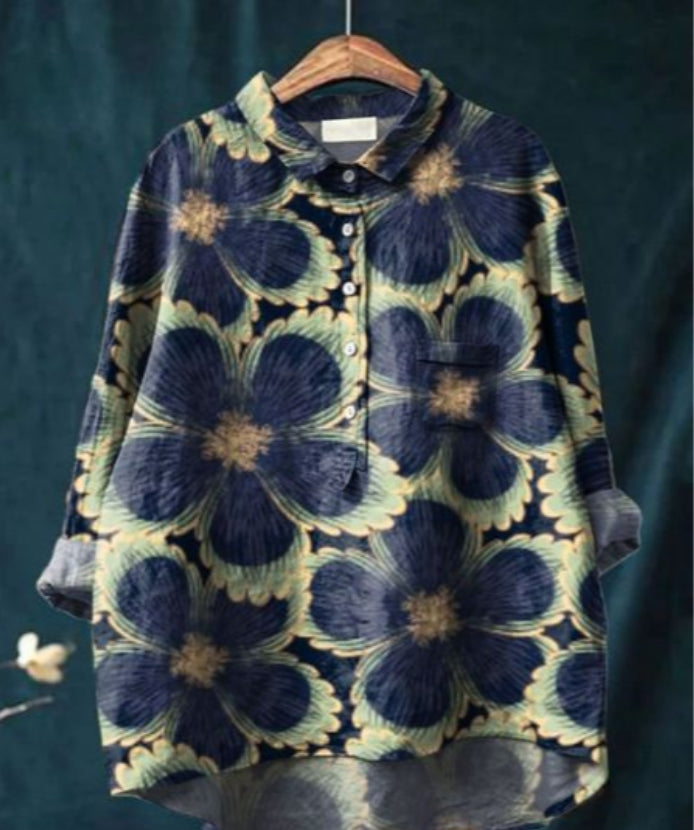 Claire™ | Blouse chic à fleurs