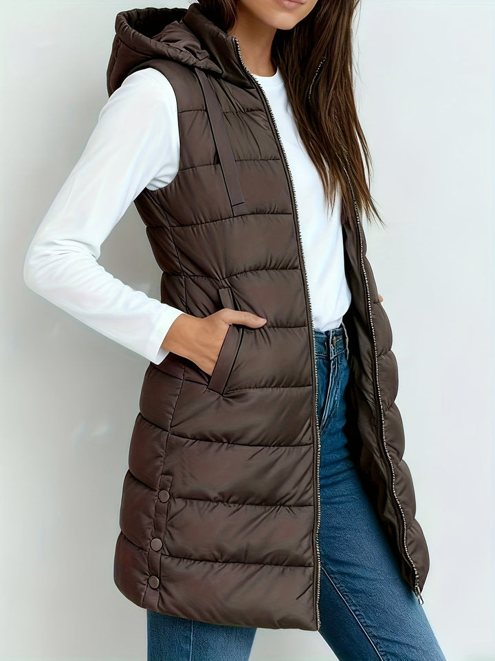 Célestine | Gilet d’hiver matelassé