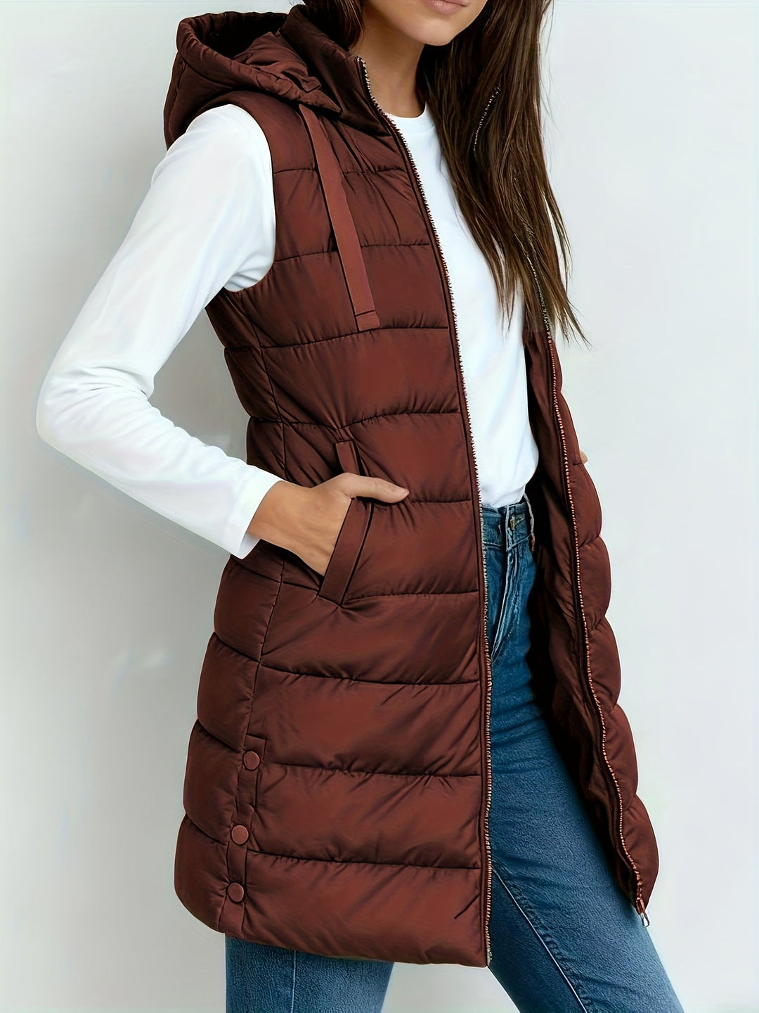 Célestine | Gilet d’hiver matelassé
