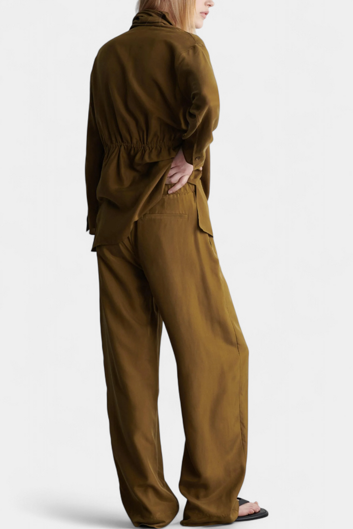 Sue Ensemble Tailleur en Viscose à Blazer Ceinturé