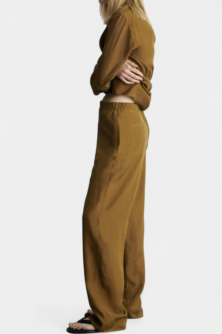 Sue Ensemble Tailleur en Viscose à Blazer Ceinturé