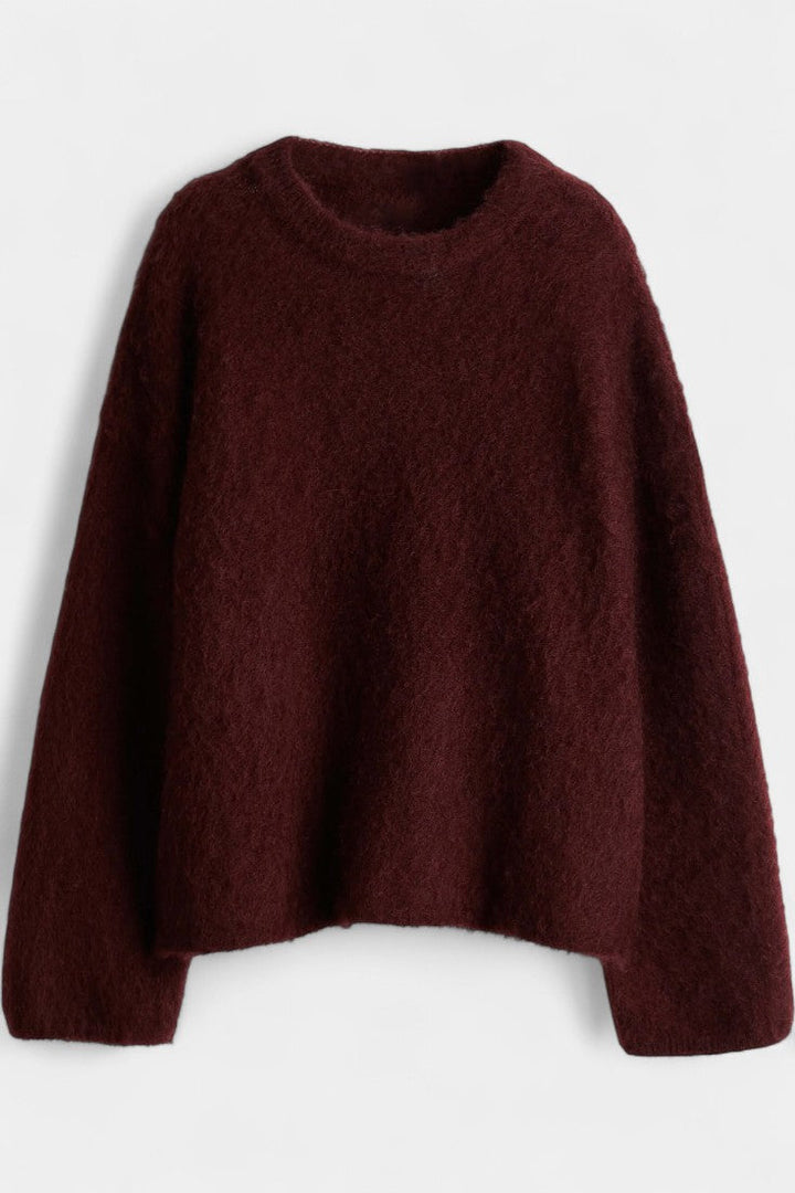 Gia Ensemble Oversized à Pull et Jupe Midi Ajustée