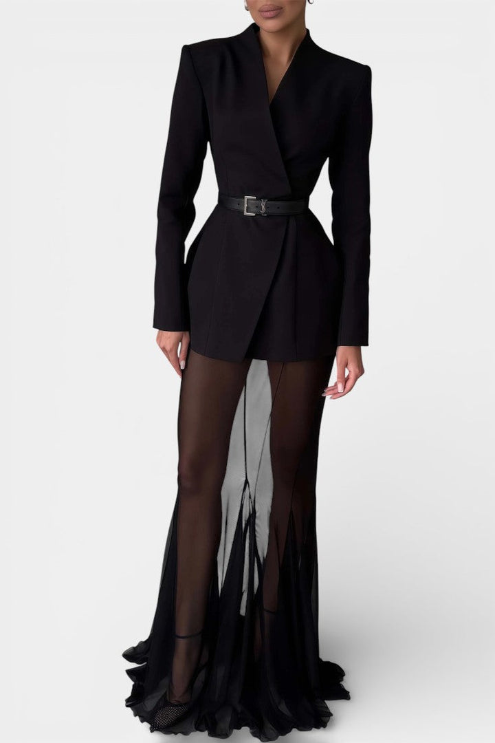 Fenella Ensemble Veste et Jupe au Design Sculptural