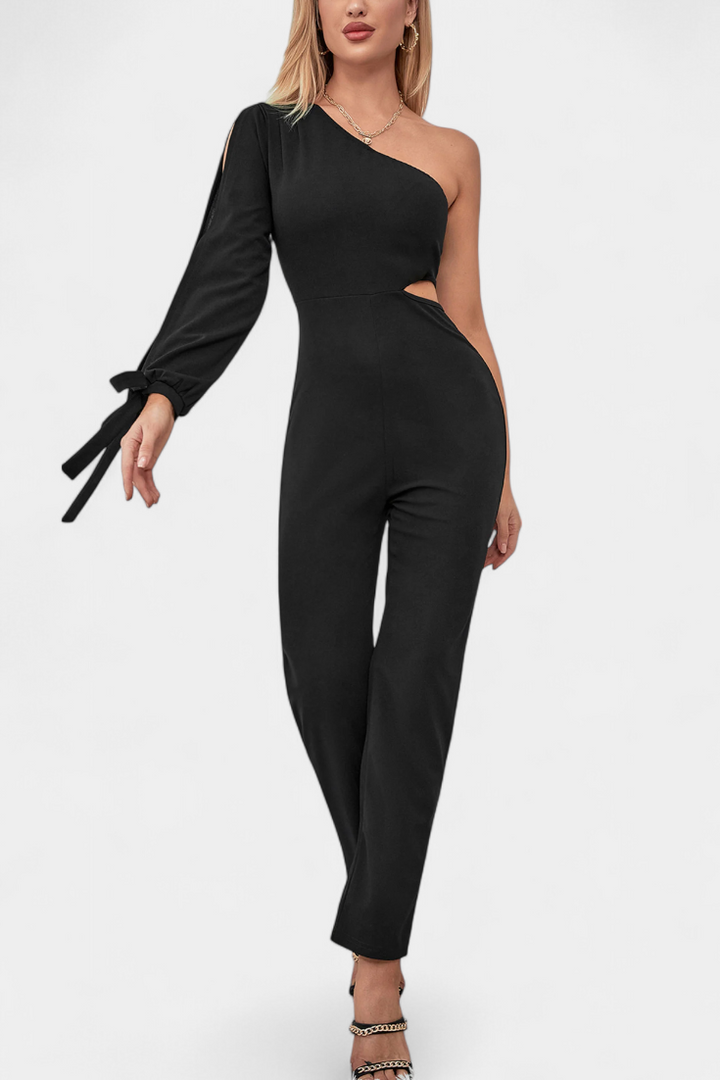 Sahar Combinaison Asymétrique à Détail Noué