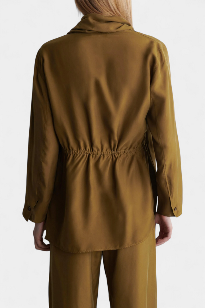 Sue Ensemble Tailleur en Viscose à Blazer Ceinturé