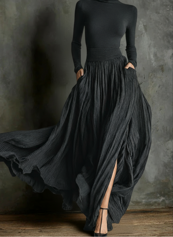 Raquel ║ Robe maxi taille haute